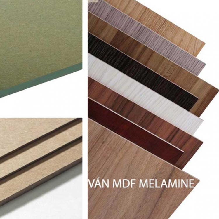Gỗ MDF phủ melamine
